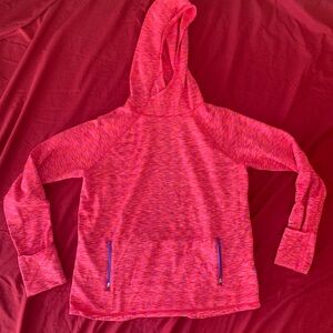 Woman’s large hooded work out sweatshirt